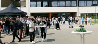 Großer Andrang auf dem Campus der KKS