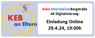 Einladung AK Digitalisierung